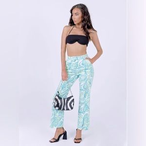 Green Retro pants